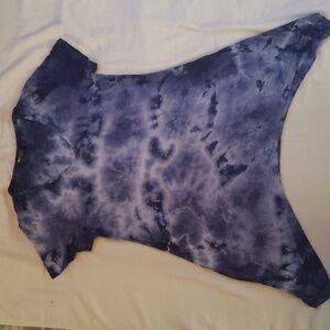 💙Closet Clear Out💙Tie-dye Navy Blue & White Tee Shirt